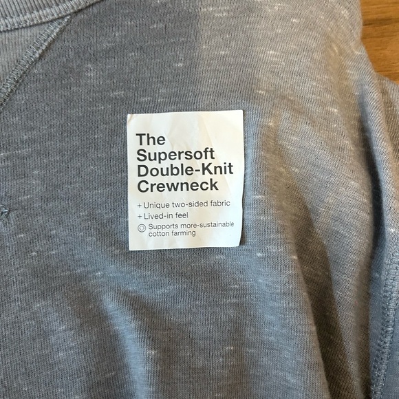 Sonoma Men’s Super Soft Double Knit Crewneck Long Sleeve Shirt. Size Medium. NWT - Picture 5 of 8